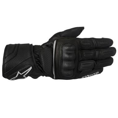 Alpinestars SPZ Drystar Waterproof Leather Textile Gloves - Black