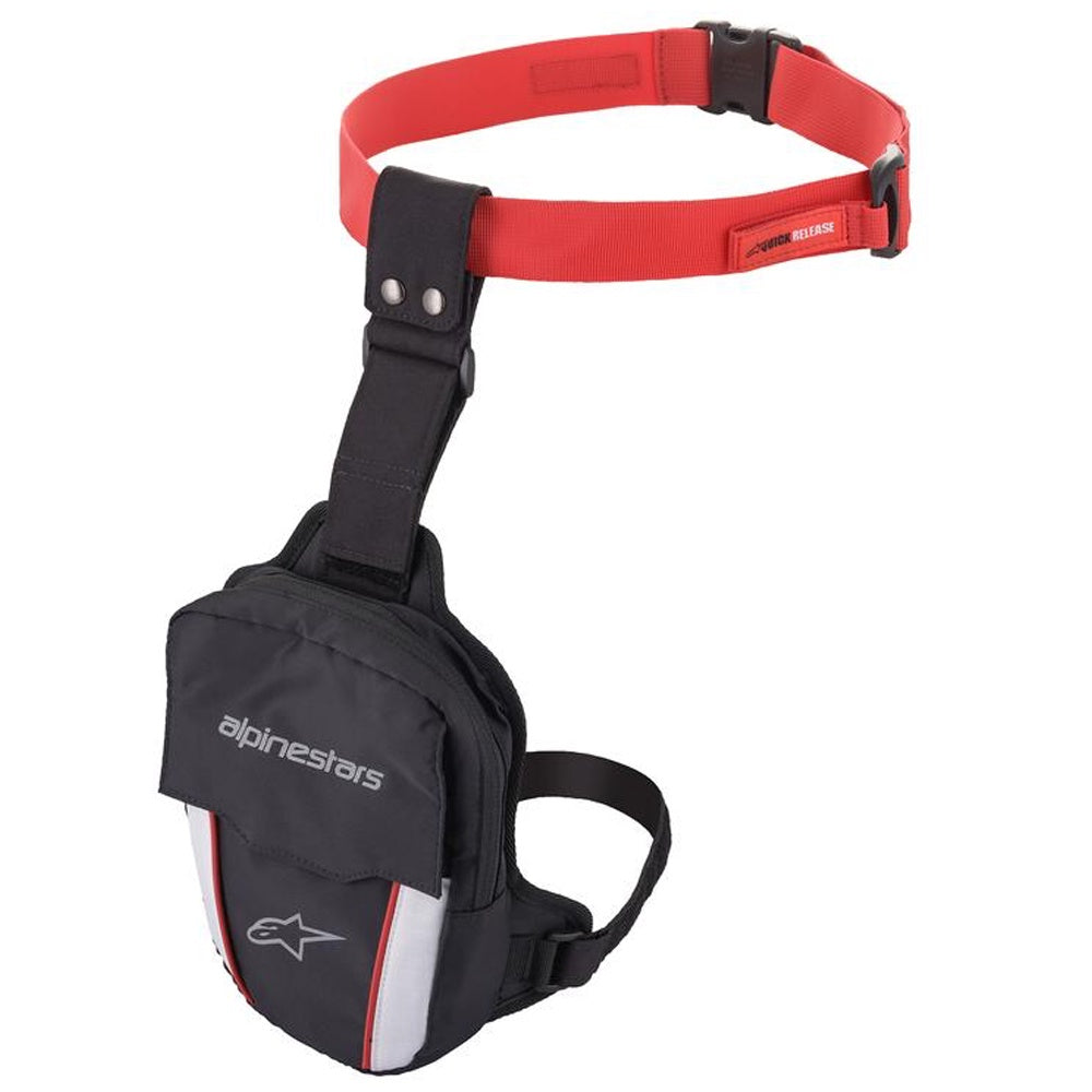 Alpinestars Access Thigh Bag - Black / Red / White