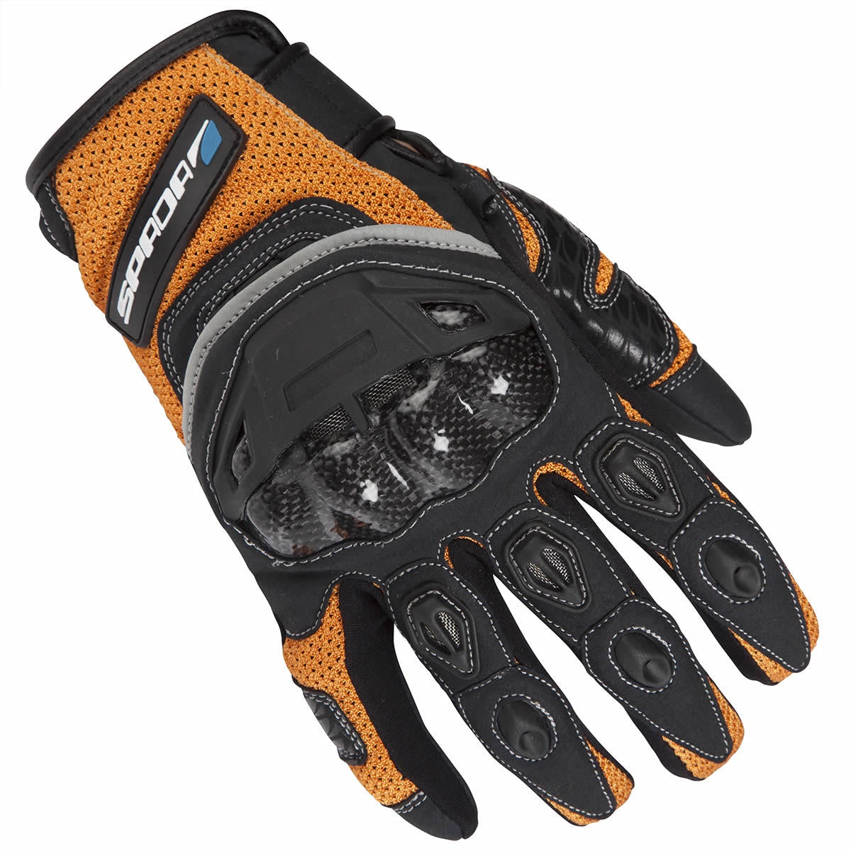 Spada Textile Gloves CE MX-Air - Orange