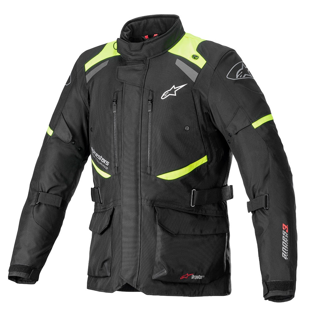 Alpinestars Andes V3 Drystar Jacket - Black / Yellow Fluo