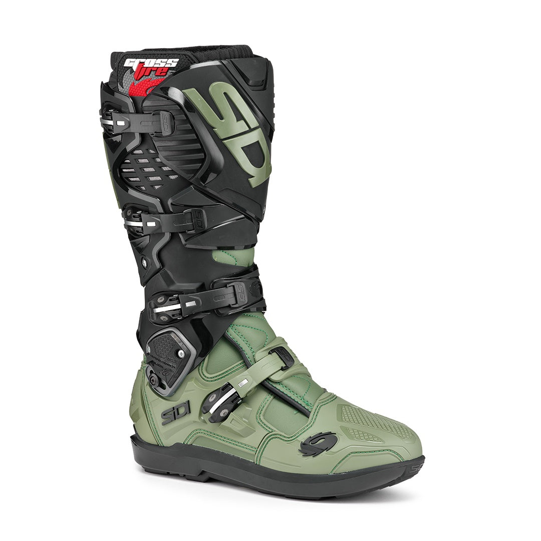 Sidi Crossfire 3 SRS Boots - Army / Black