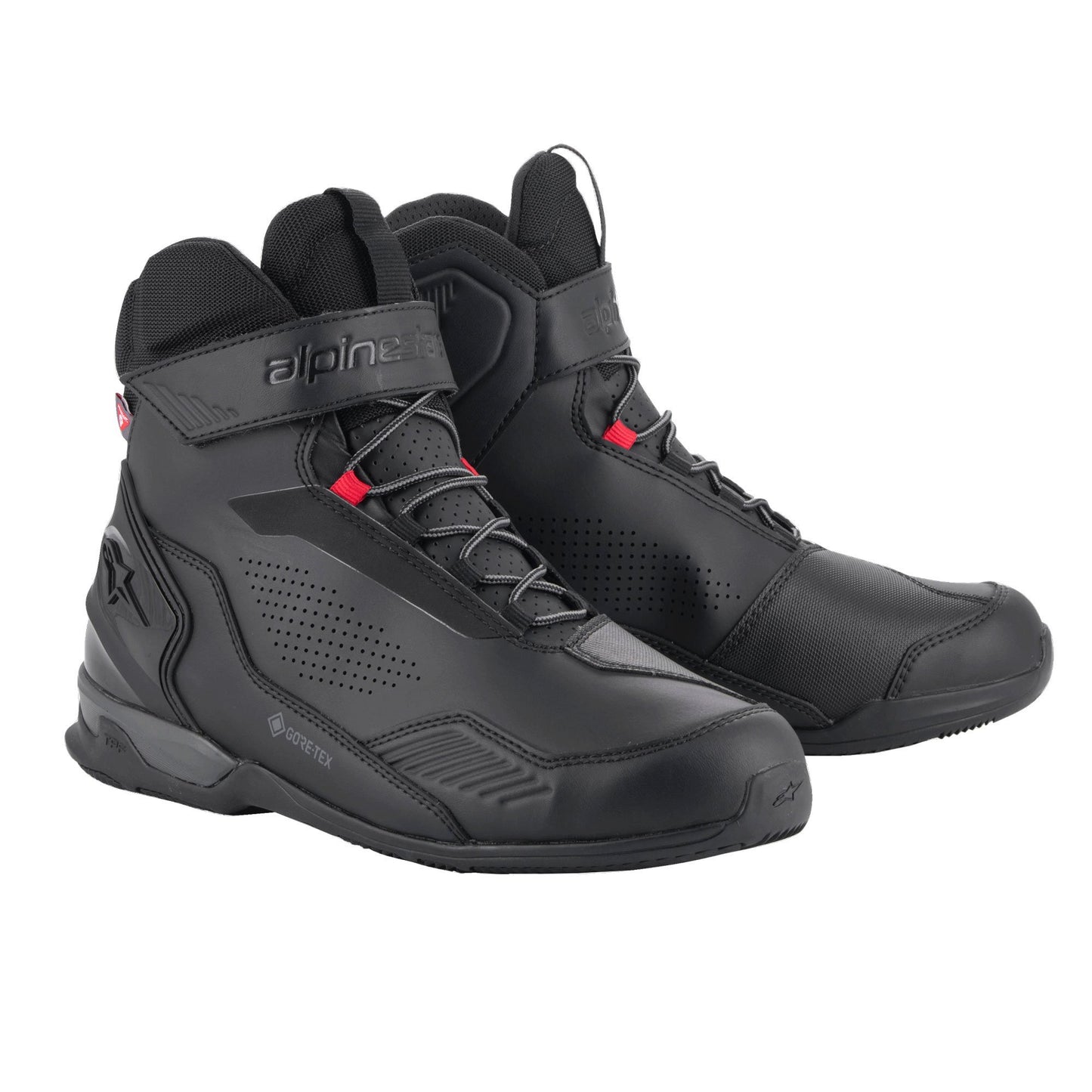 Alpinestars Austral Gore-Tex Motorcycle Shoes - Black / Dark Grey