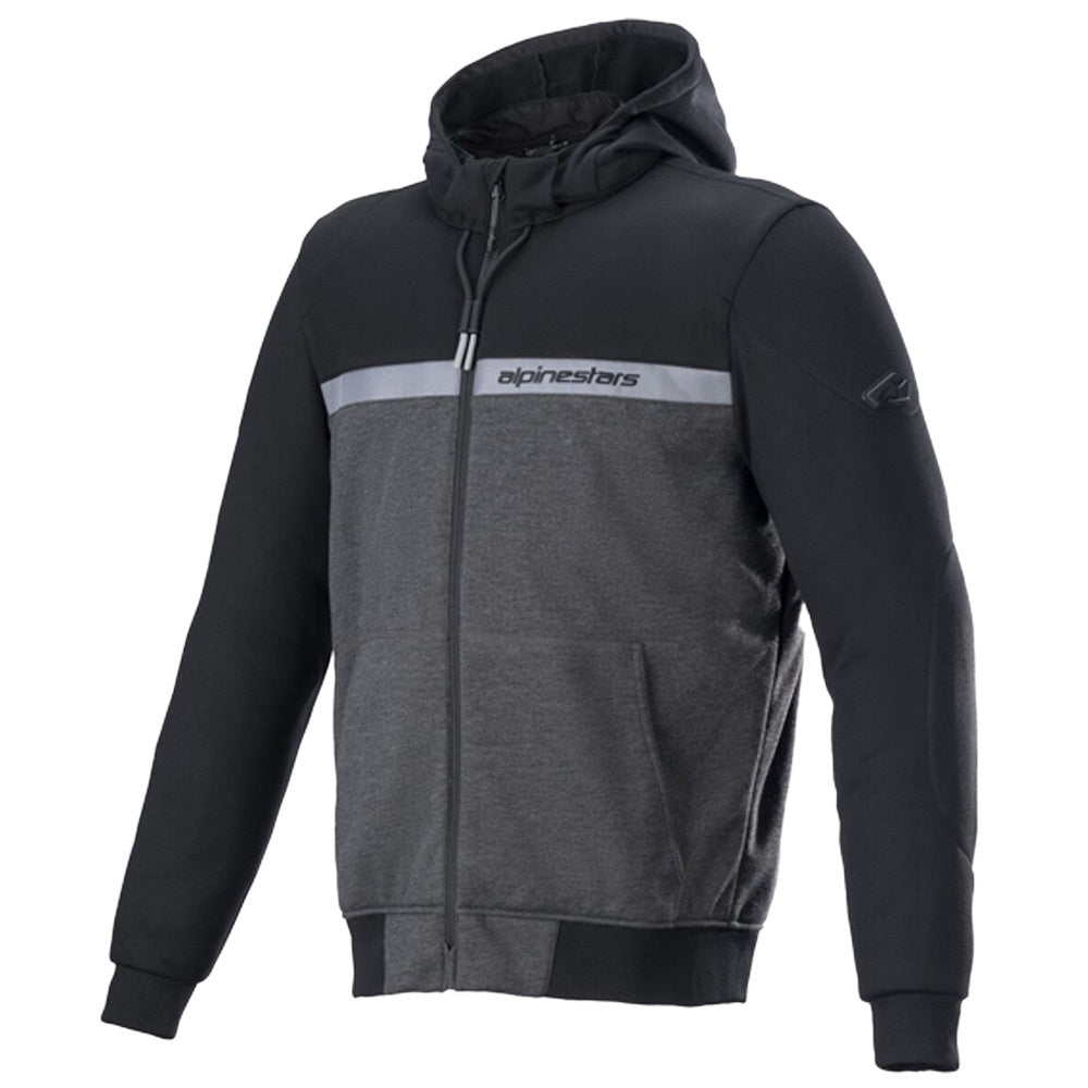 Alpinestars Chrome Street Motorcycle Hoodie - Melange Black