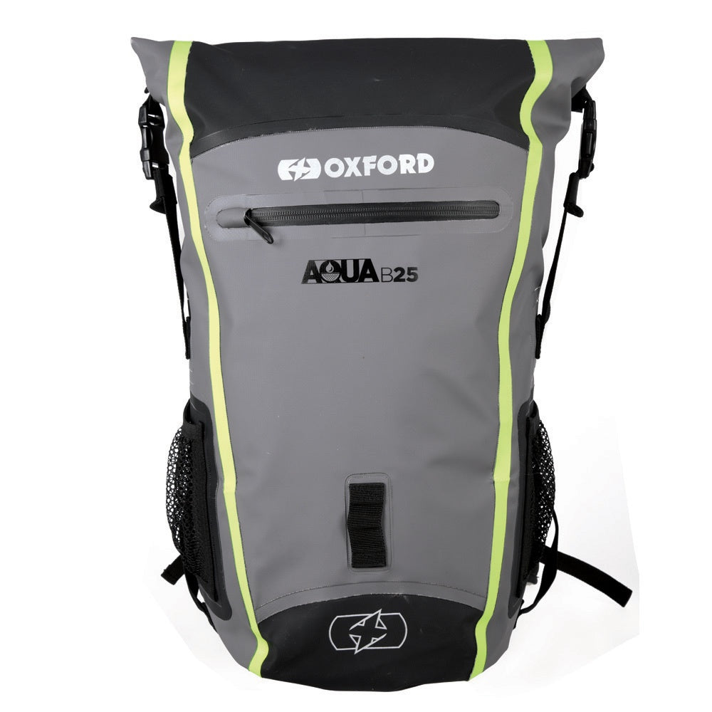 Oxford AQUA B-25 HYDRO BACKPACK - BLACK/GREY/FLUO