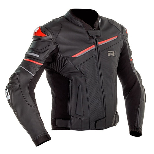 Richa Mugello 2 Leather Jacket - Black / Red