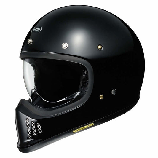 Shoei Ex-Zero Retro Helmet - Plain Gloss Black