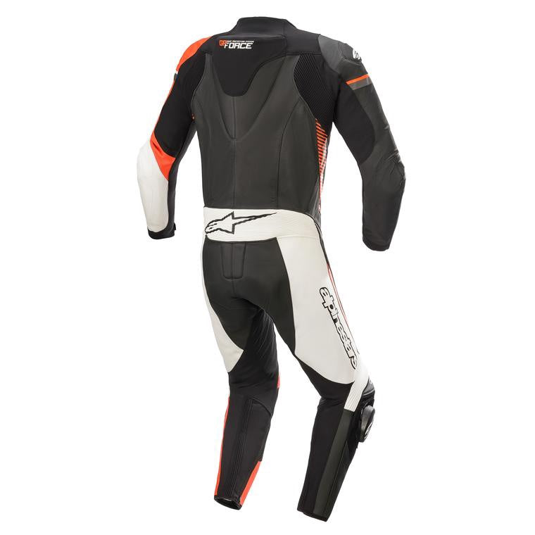 Alpinestars GP Force Phantom 1 Piece Leather Suit - Black / White / Red