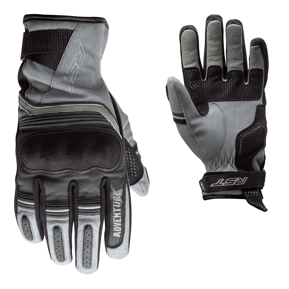 RST Adventure-X CE Mens Gloves - Grey / Silver .