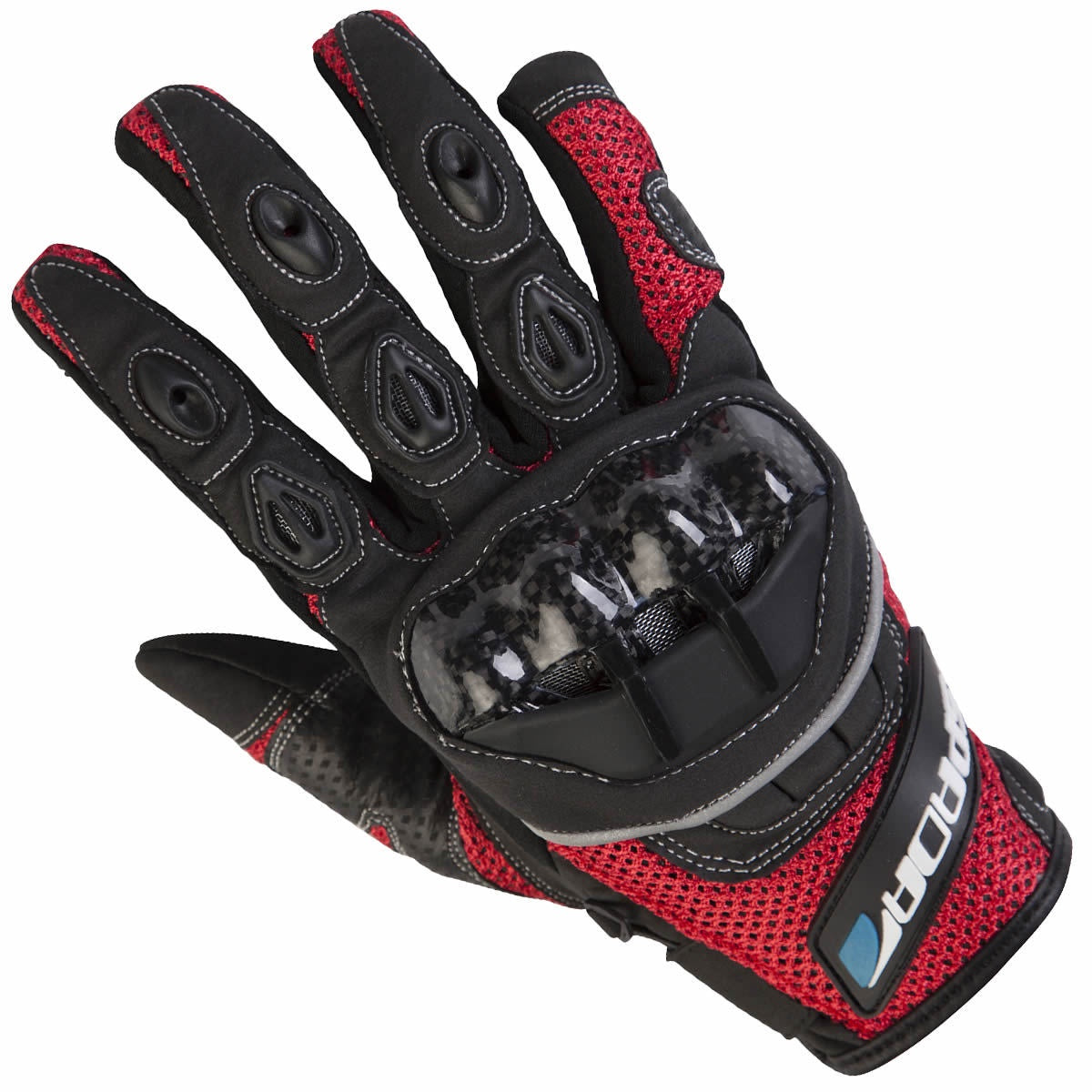 Spada Textile Gloves CE MX-Air - Red