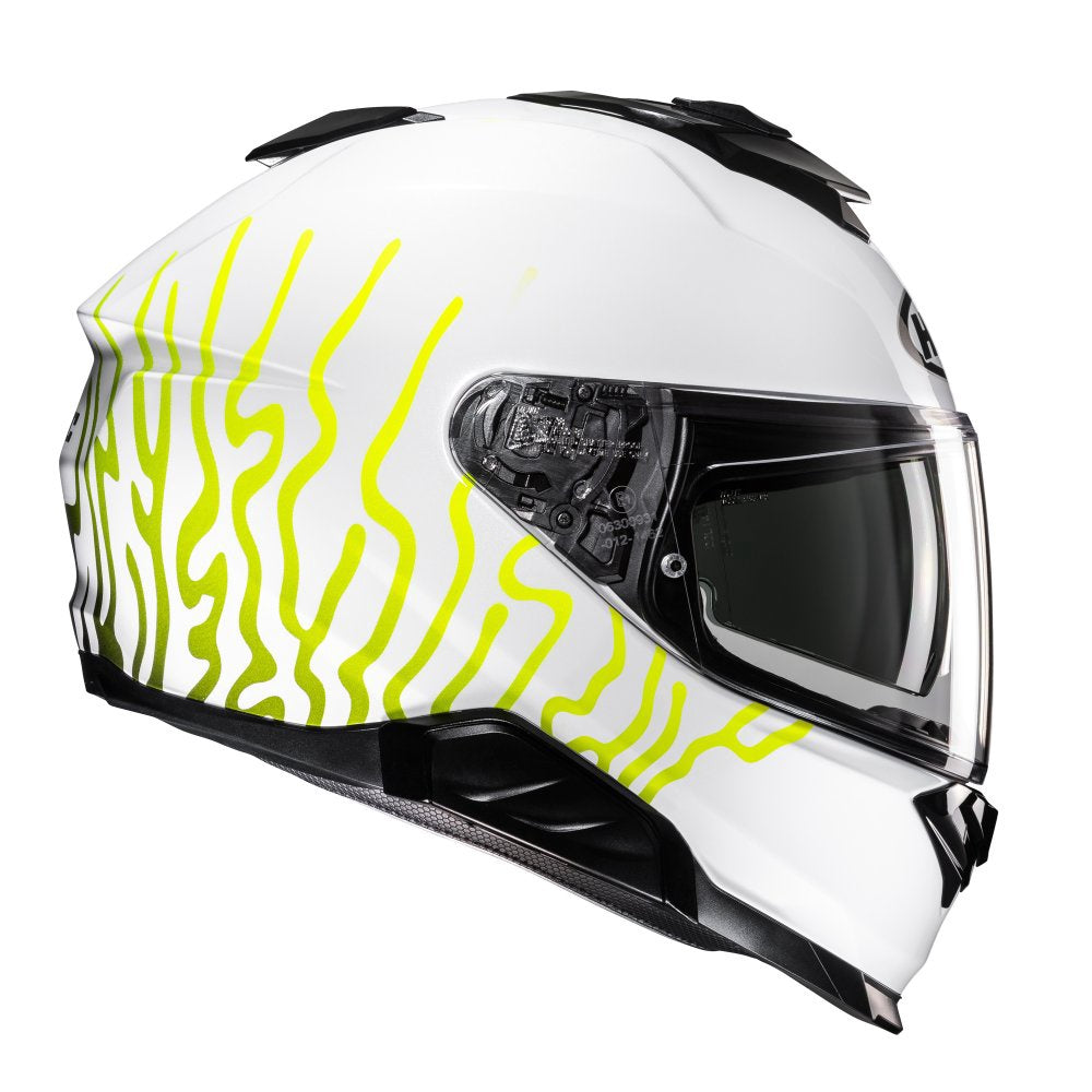 HJC I71 Full Face Helmet Celos - White / Black / Yellow