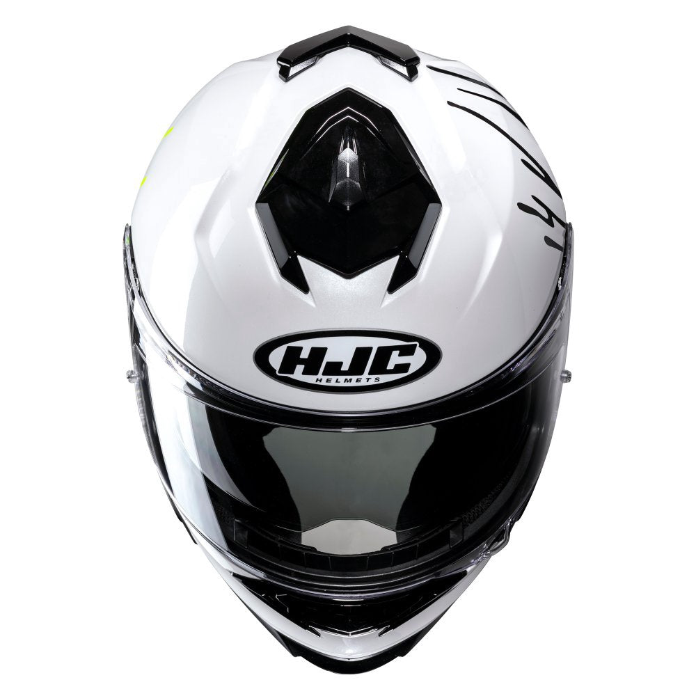 HJC I71 Full Face Helmet Celos - White / Black / Yellow