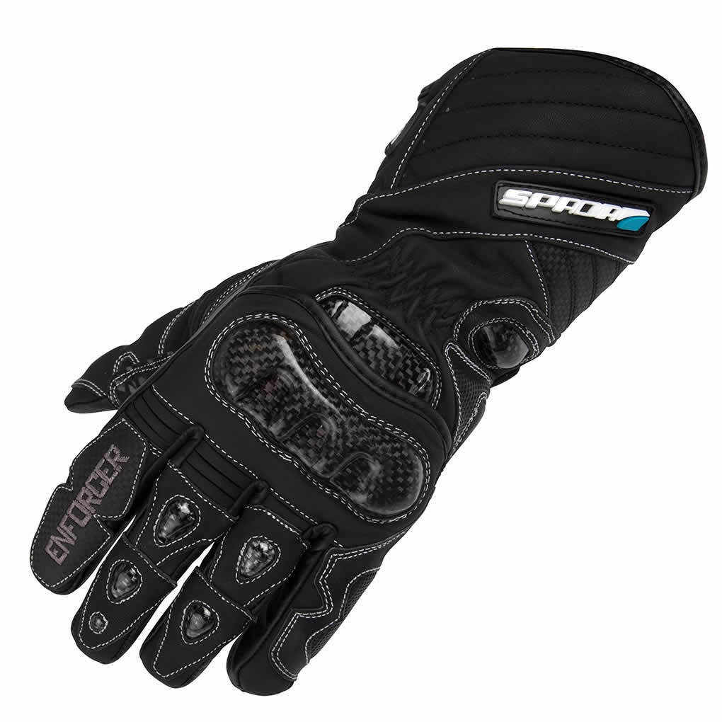 Spada Leather Enforcer CE Waterproof Gloves - Black