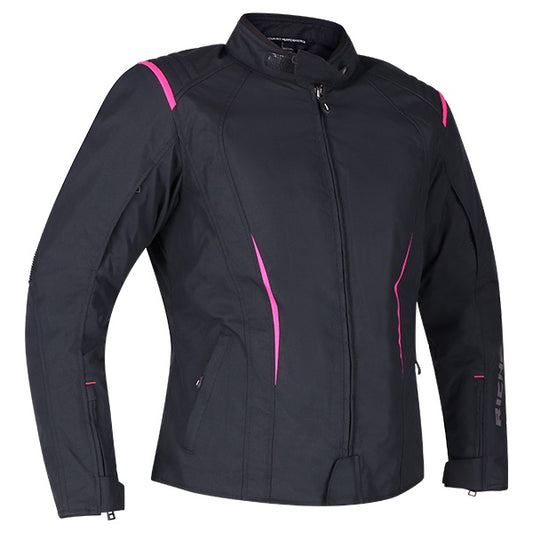 Richa Chloe 2 Ladies Textile Jacket - Black / Pink