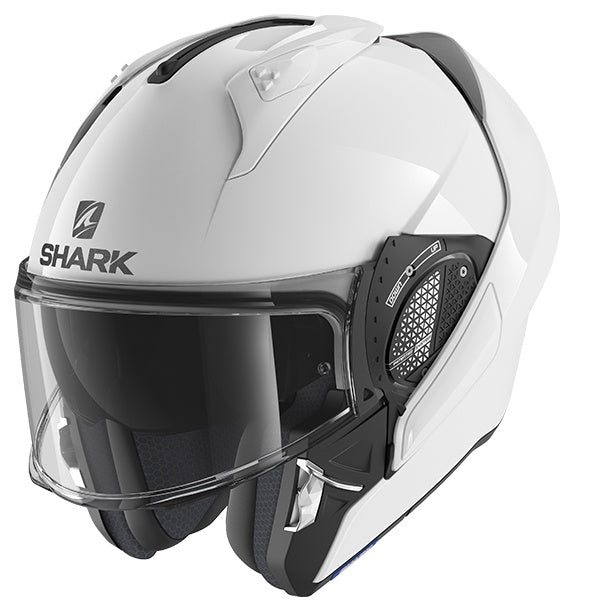 Shark Evo GT Flip Front Helmet Blank - Gloss White WHU