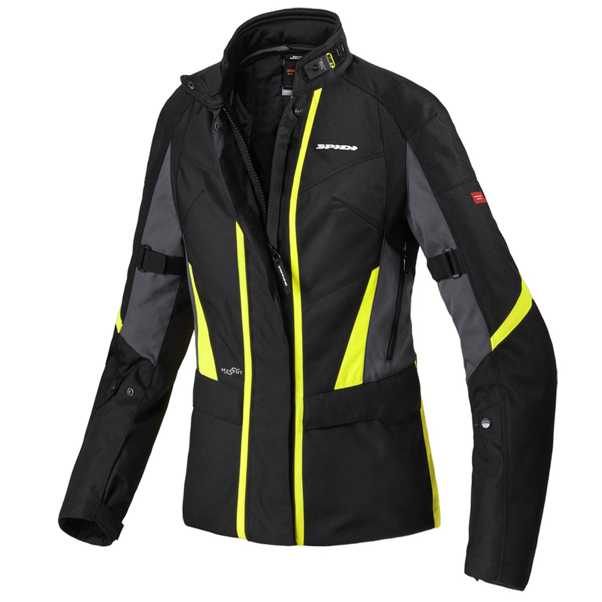 Spidi H2OUT Traveler 2 CE Lady Textile Jacket - Black / Yellow