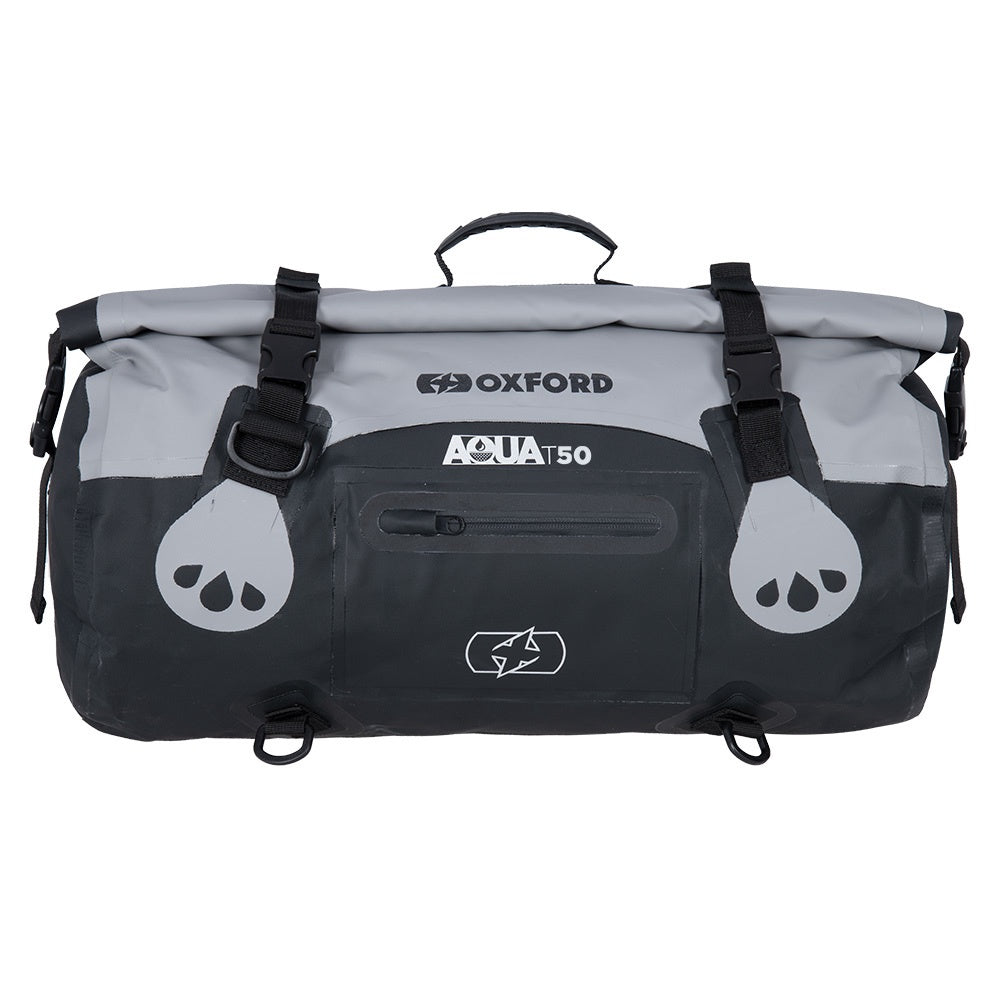 Oxford AQUA T-50 ROLL BAG - GREY/BLACK