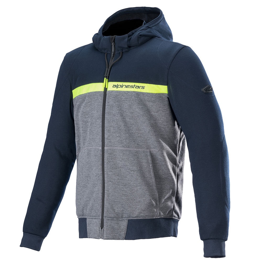 Alpinestars Chrome Street Motorcycle Hoodie - Dark Navy / Dark Grey