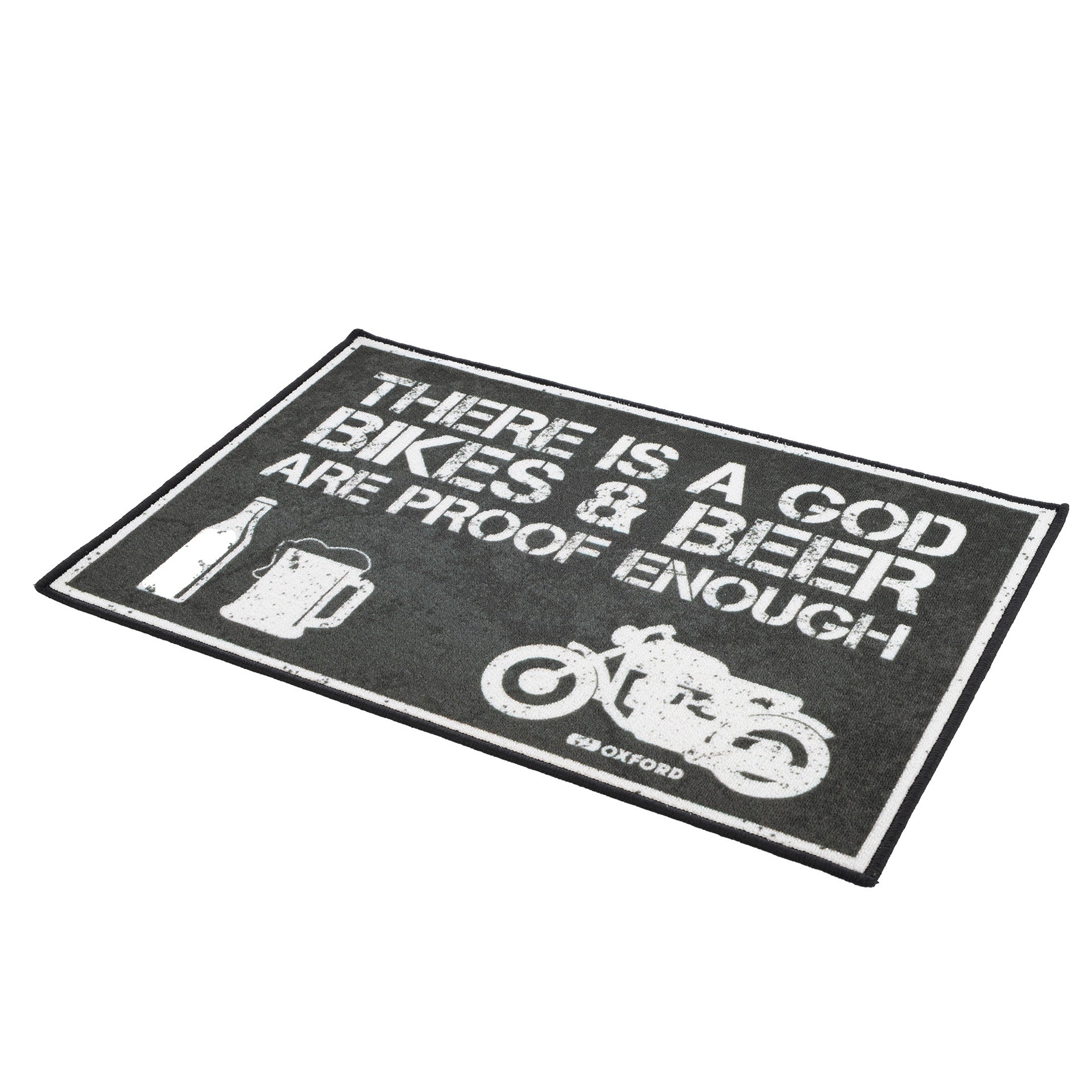 Oxford Door Mat: There Is a God 90x60cm