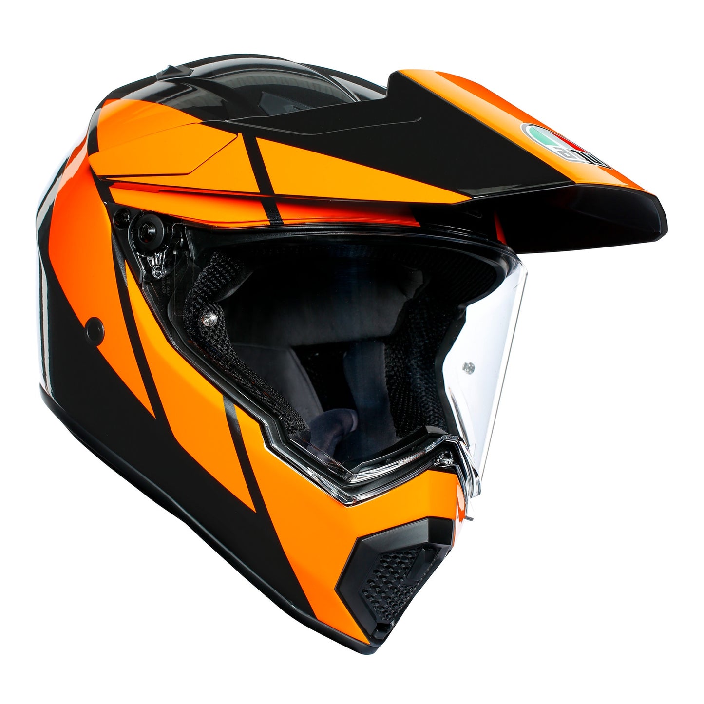 AGV AX9 Adventure Helmet - Trail Gunmetal / Orange