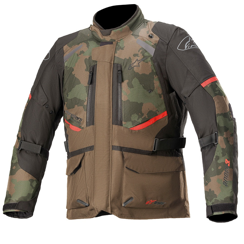 Alpinestars Andes v3 Drystar Textile Jacket - Dark Khaki Camo