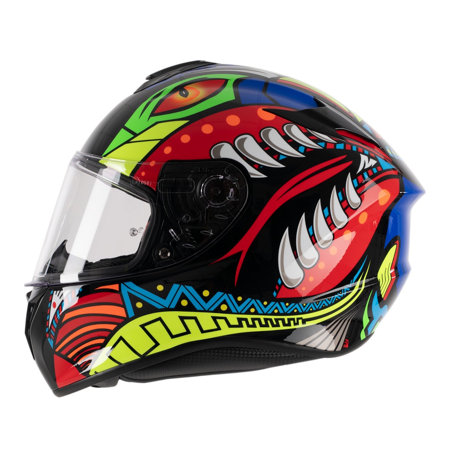 MT Targo Full Face Helmet Viper 2.0 - Gloss Red / Blue / Black