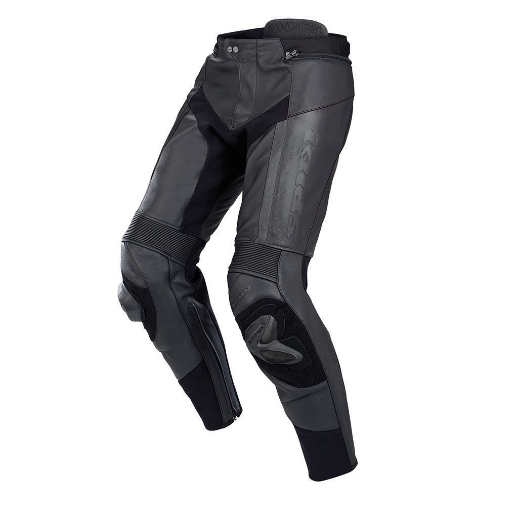 Spidi Rr Pro CE Semi Waterproof Leather Trousers - Black