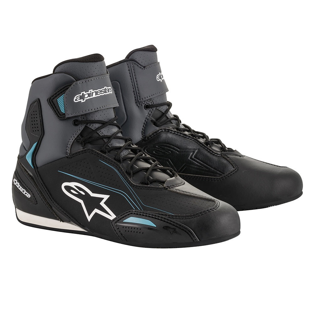 Alpinestars Stella Faster 3 Boots - Black / Grey / Ocean