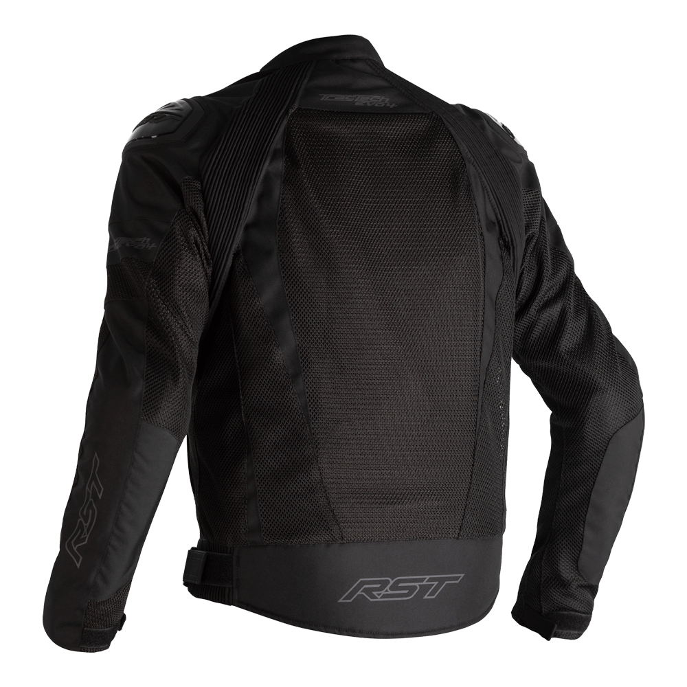 RST Tractech Evo 4 Mesh Lightweight CE Mens Textile Jacket - Black / Black