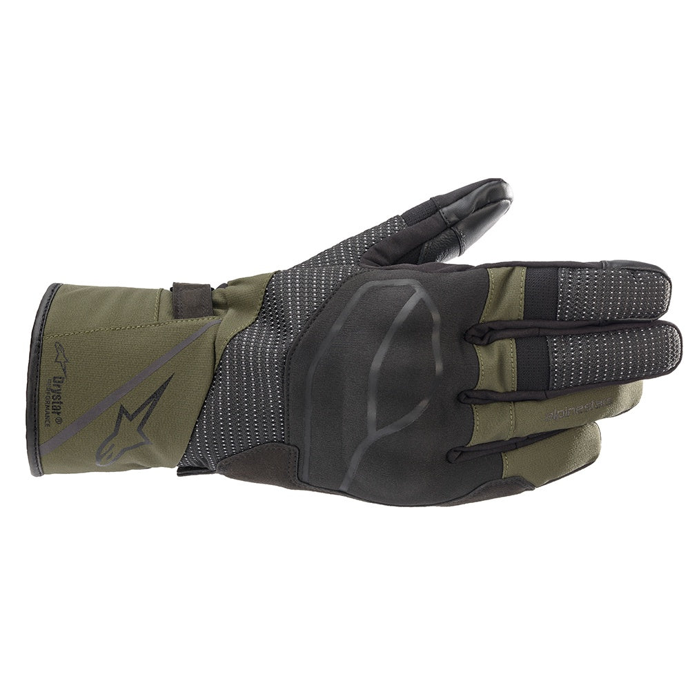 Alpinestars Andes V3 Drystar Waterproof Gloves - Black / Forest Green