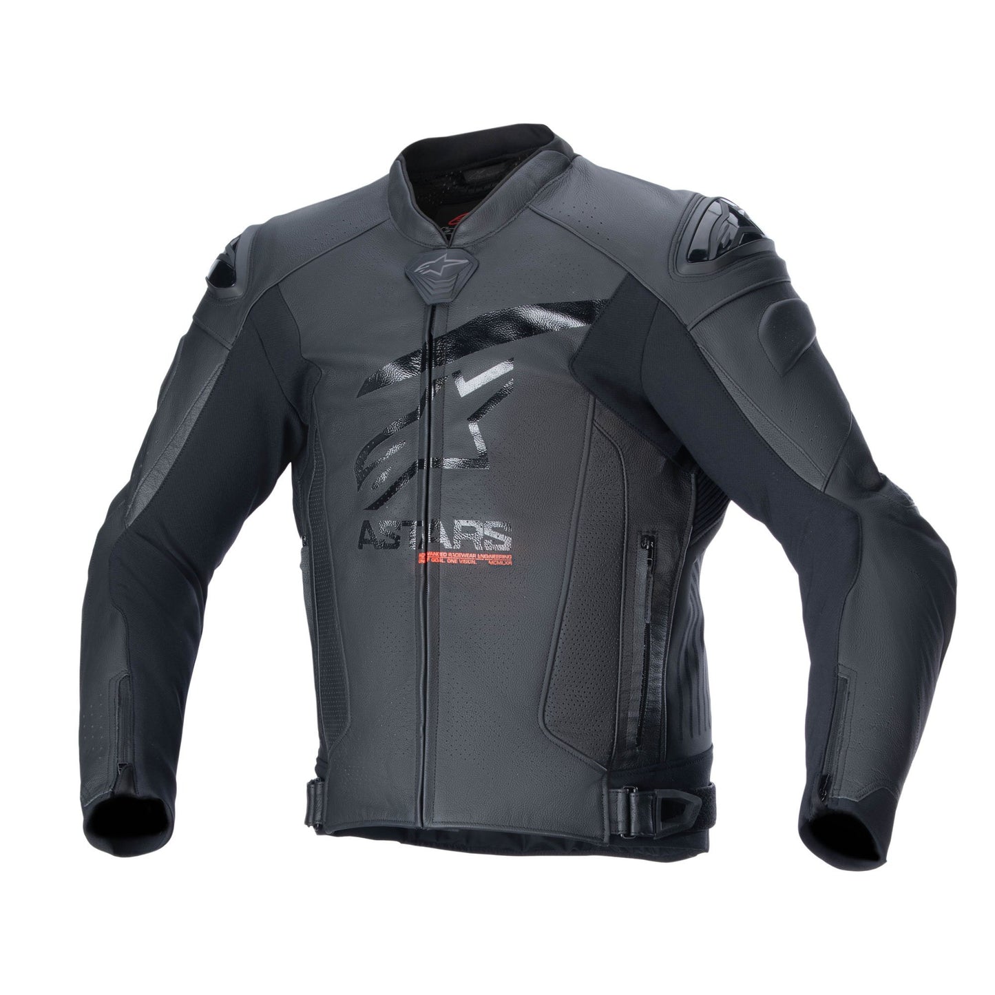 Alpinestars Gp Plus R V4 Airflow Leather Jacket - Black / Black