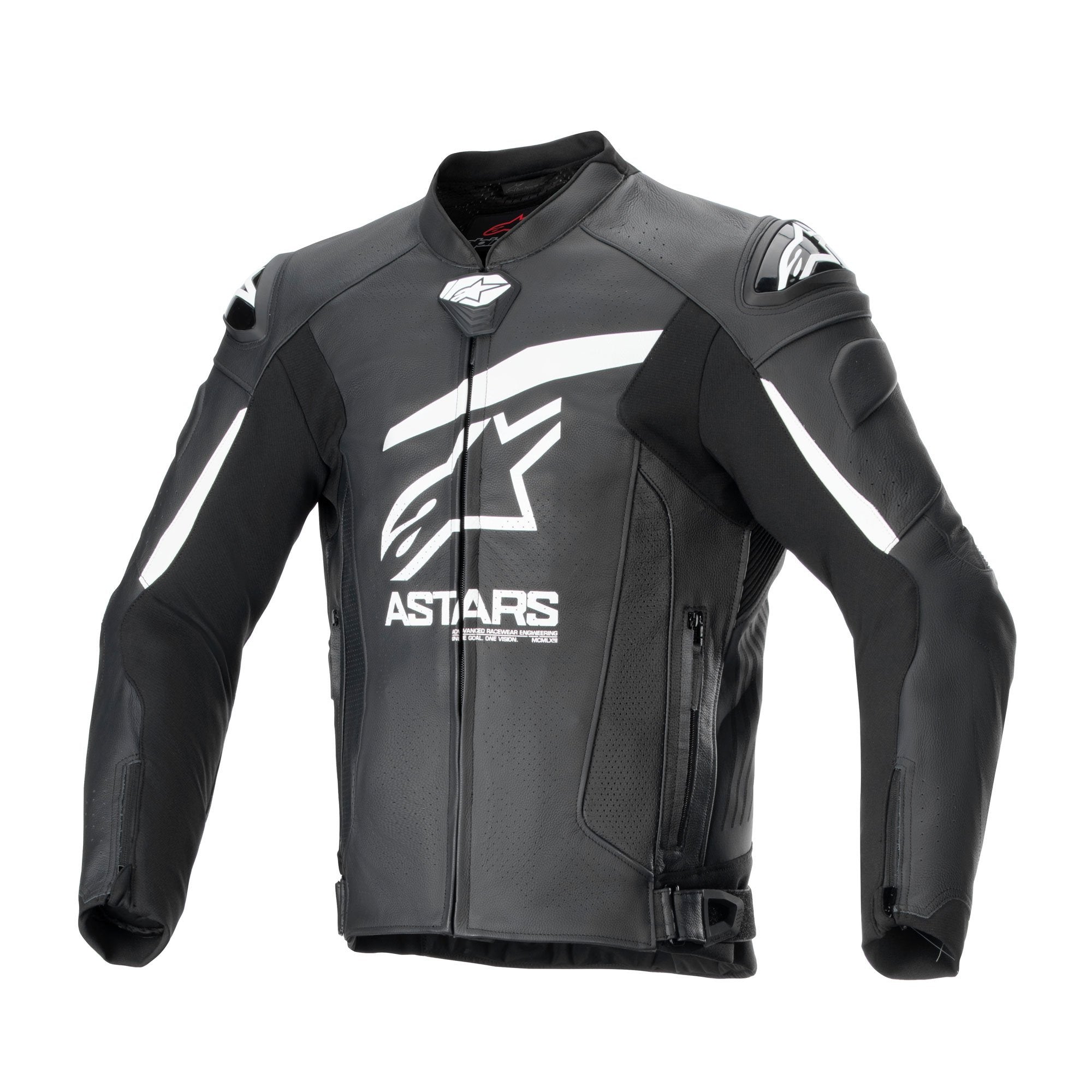 Alpinestars Gp Plus R V4 Airflow Leather Jacket - Black / White