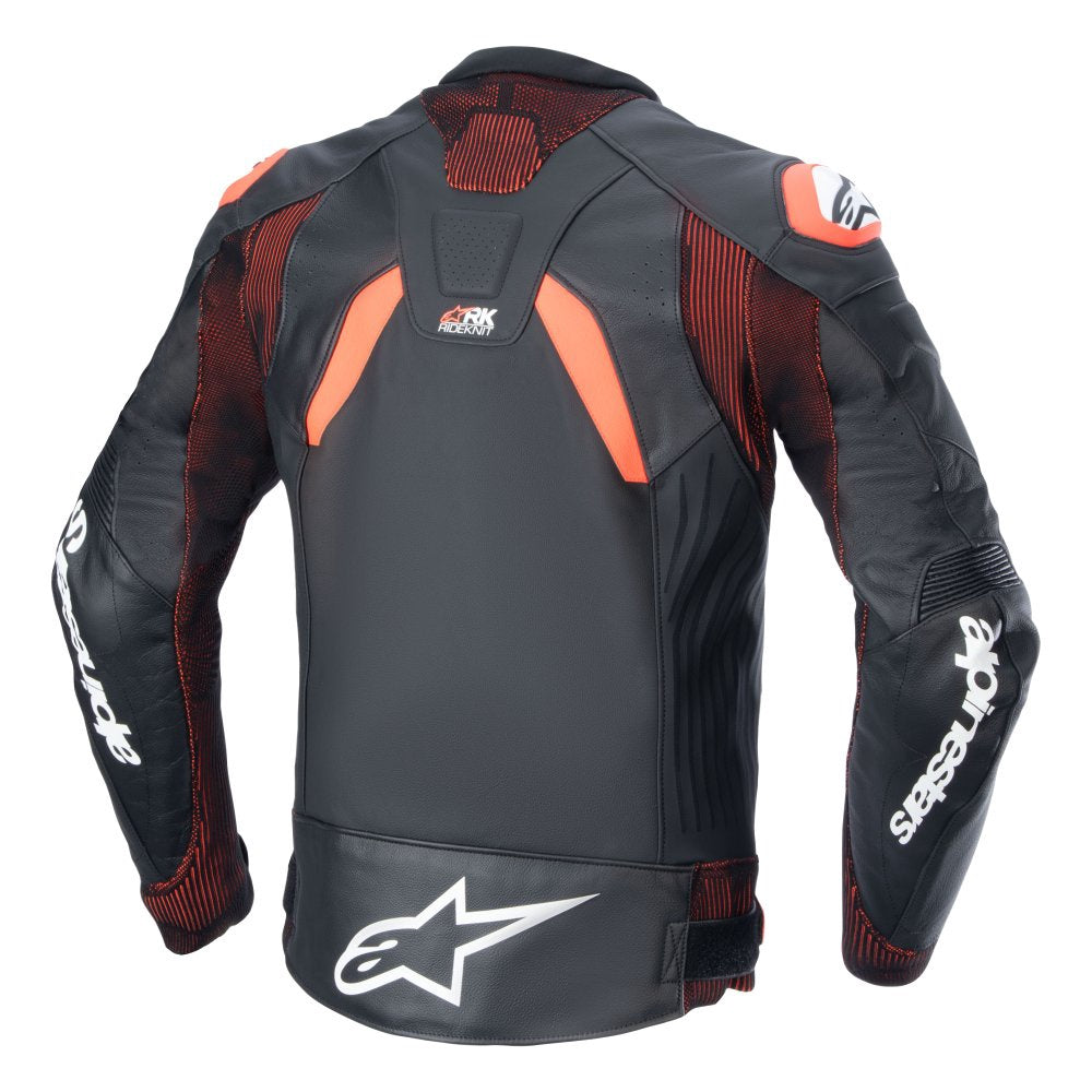 Alpinestars GP Plus R V4 Rideknit Jacket - Black / White / Red Fluo