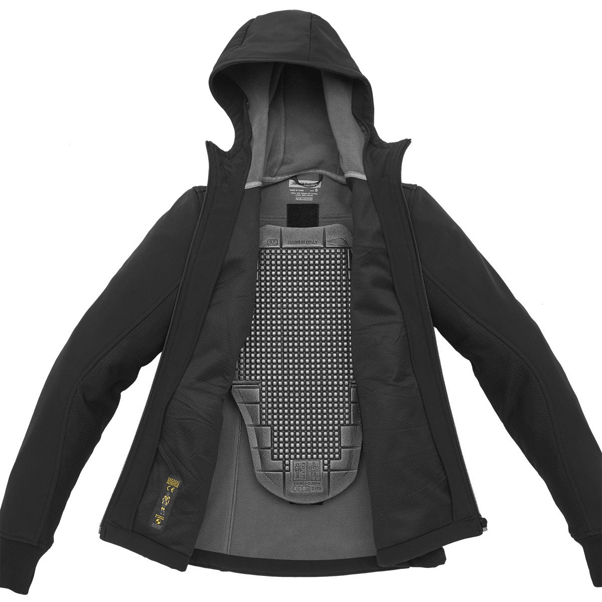 Spidi Hoodie Armor CE Lady - Black / White