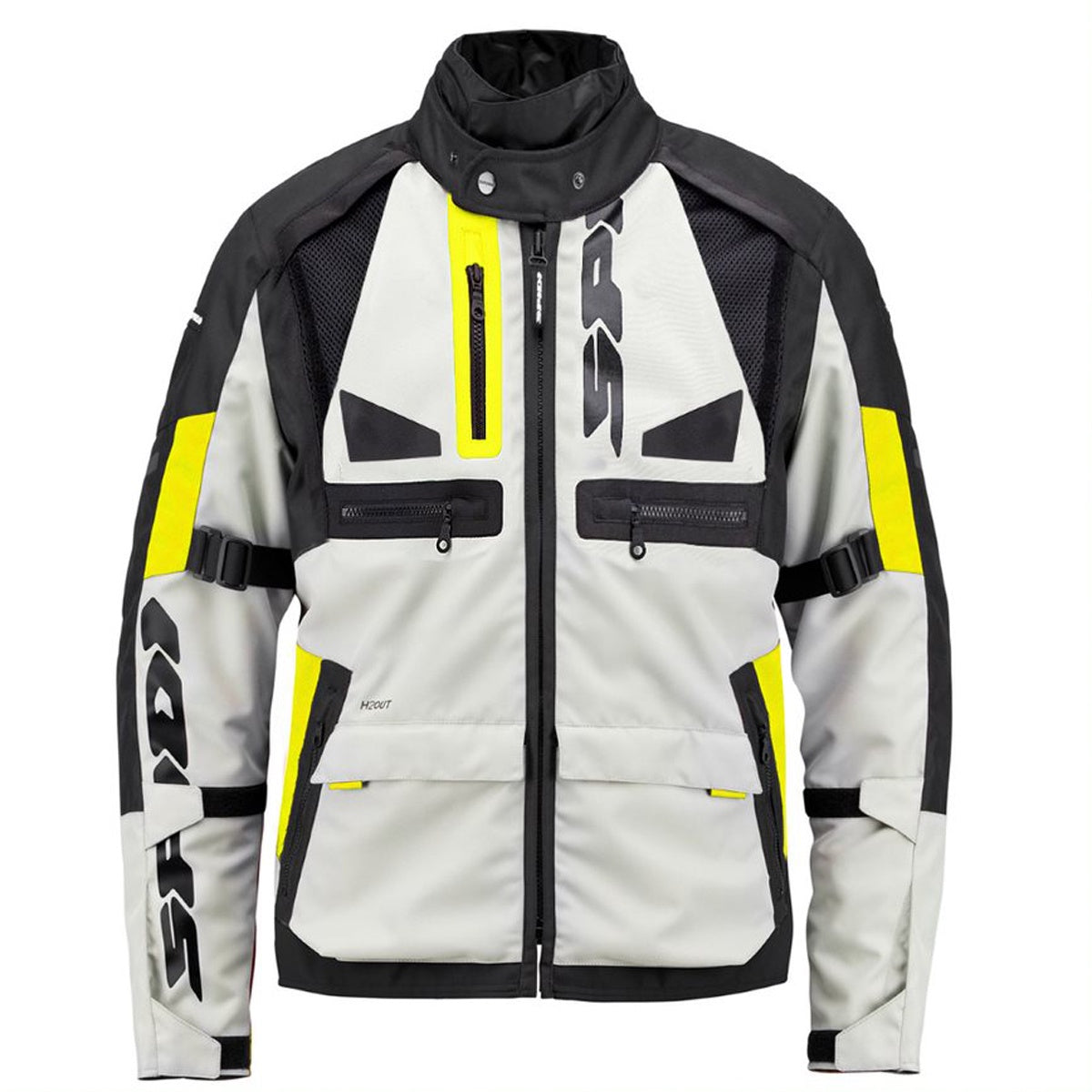 Spidi Crossmaster CE Textile Jacket - Black / Grey / Yellow