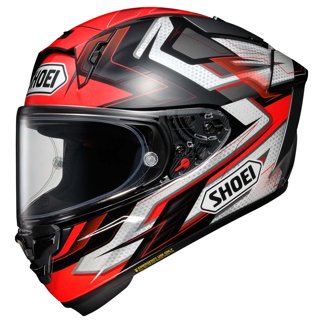 Shoei X-SPR Pro Full Face Race Helmet - Escalate Red / White / Black