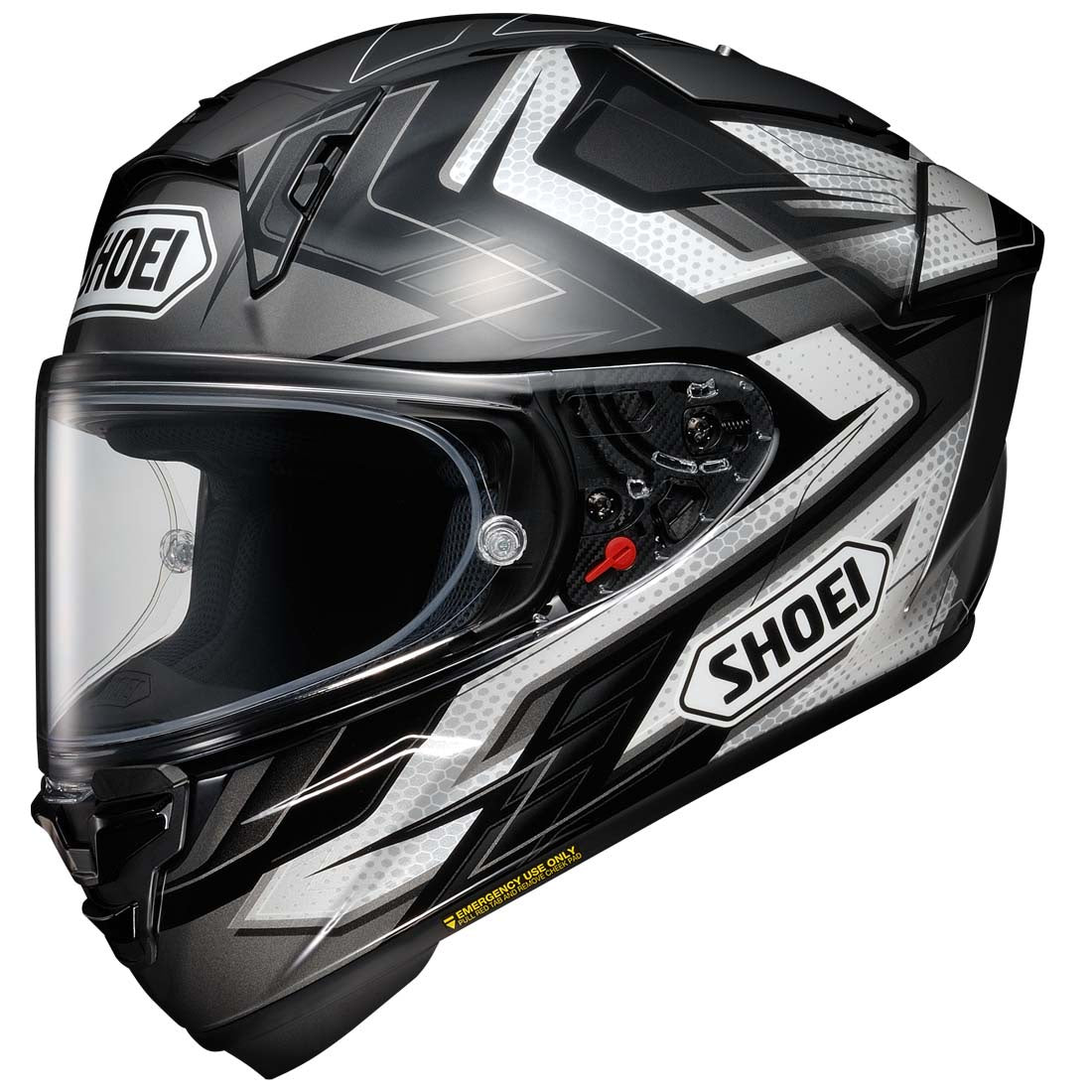 Shoei X-SPR Pro Full Face Race Helmet - Escalate Black / White