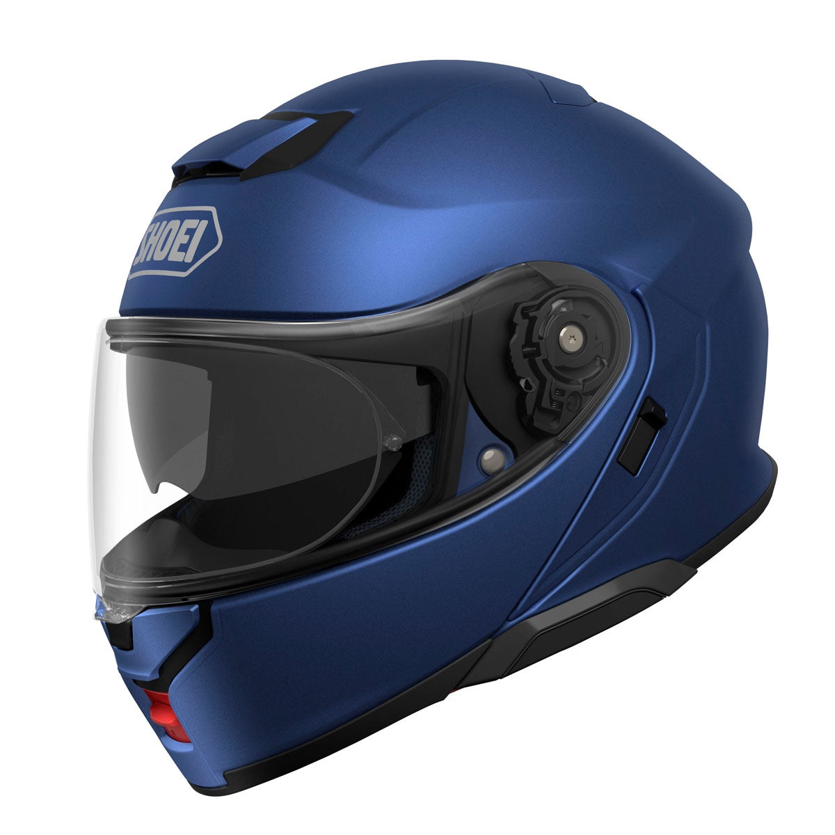 Shoei Neotec 3 Flip Front Helmet Plain - Matt Blue Metallic