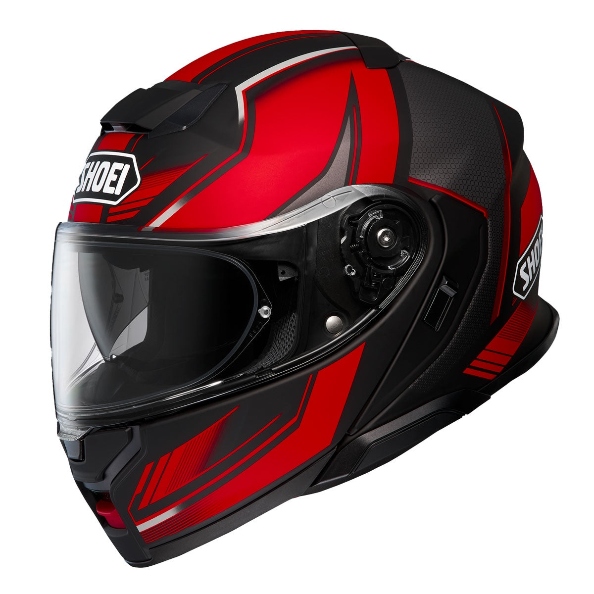 Shoei Neotec 3 Grasp Flip Front Helmet TC1 - Black / Red