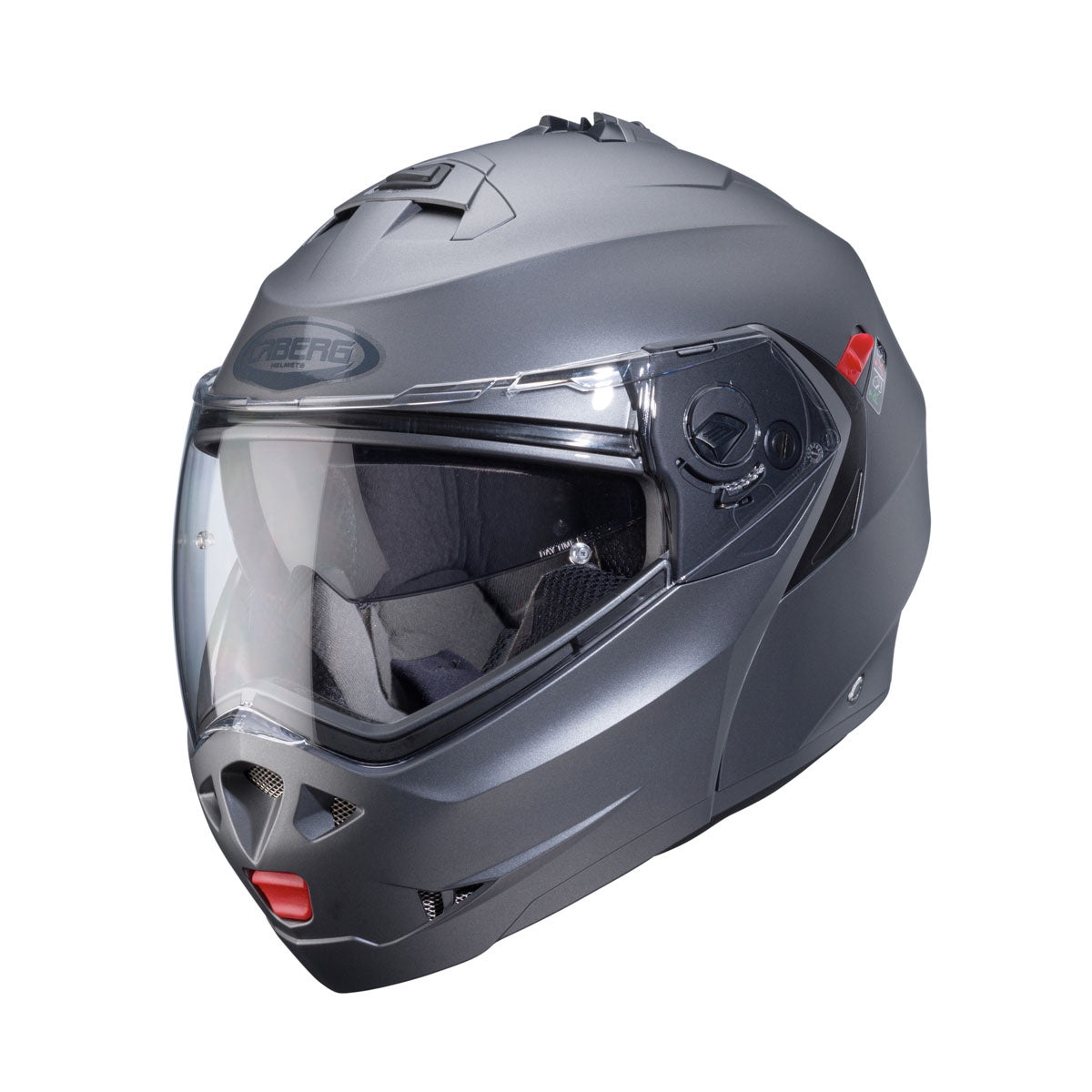 Caberg Duke X Flip Front Helmet - Matt Gun Metal