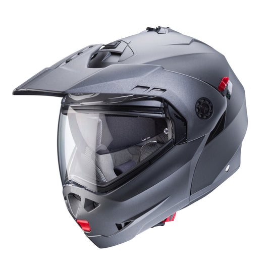 Caberg Tourmax X Flip Front Helmet - Matt Gun