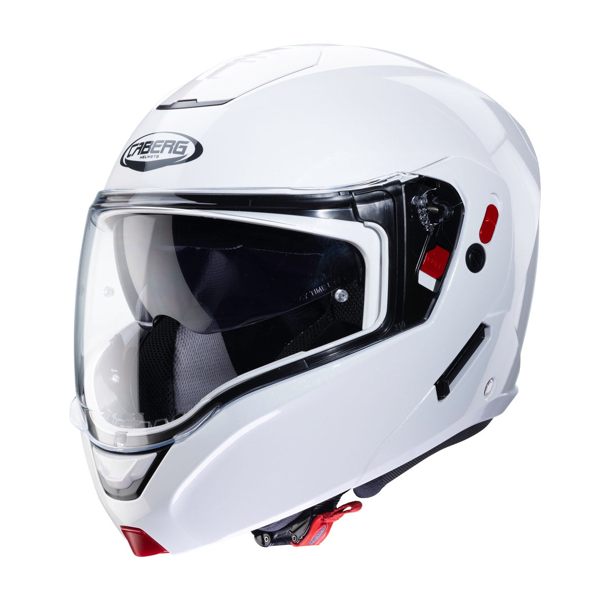 Caberg Horus X Flip Front Helmet Road - White Metal