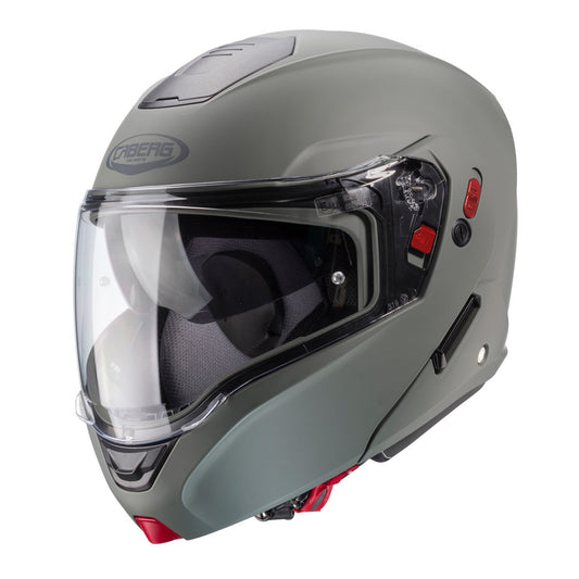 Caberg Horus X Flip Front Helmet - Matt Grey Kamo