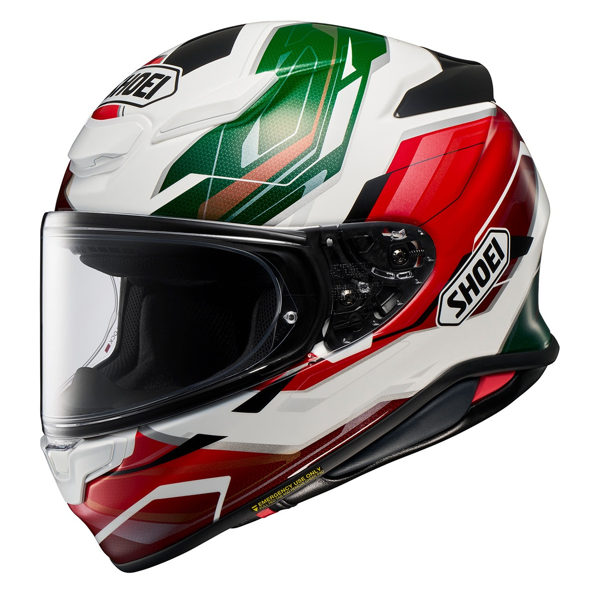 Shoei NXR2 Helmet Capriccio TC11 - White / Red / Green