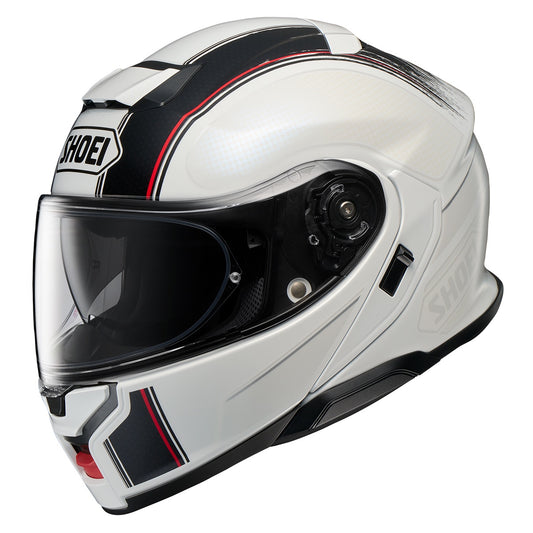 Shoei Neotec 3 Flip Front Helmet Satori TC6 - White / Black / Red