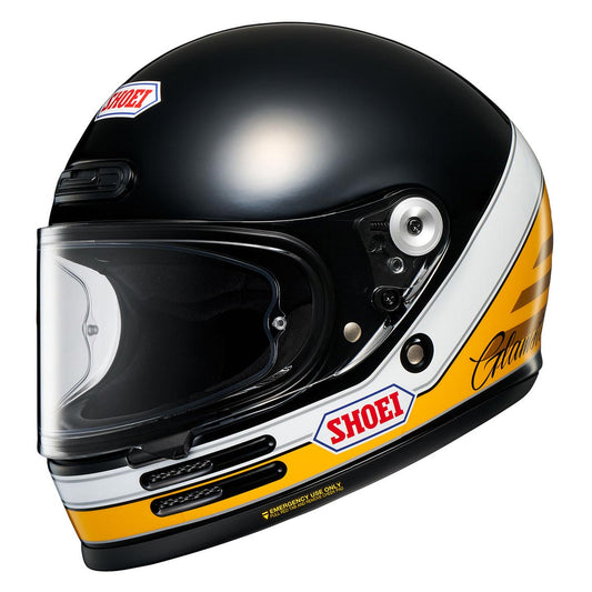 Shoei Glamster 06 Retro Full Face Helmet - Abiding Black / Yellow