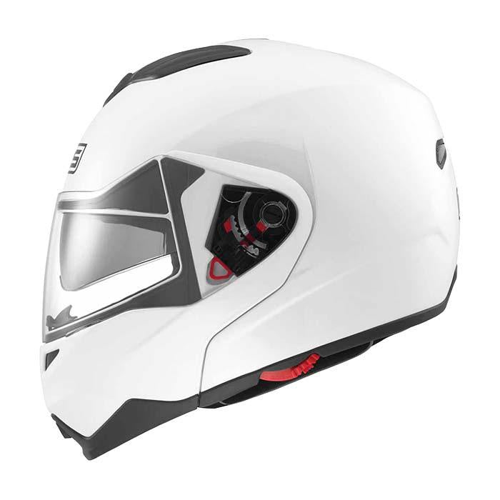 MDS By AGV MD200 Flip Front Modular Helmet - Gloss White