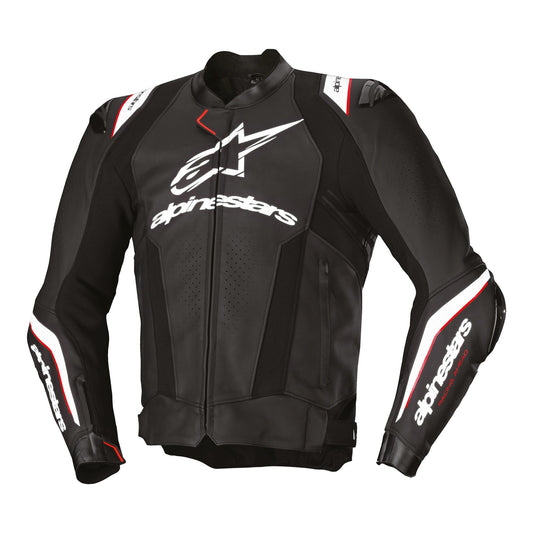 Alpinestars Missile V3 Ignition Leather Jacket - Black / White