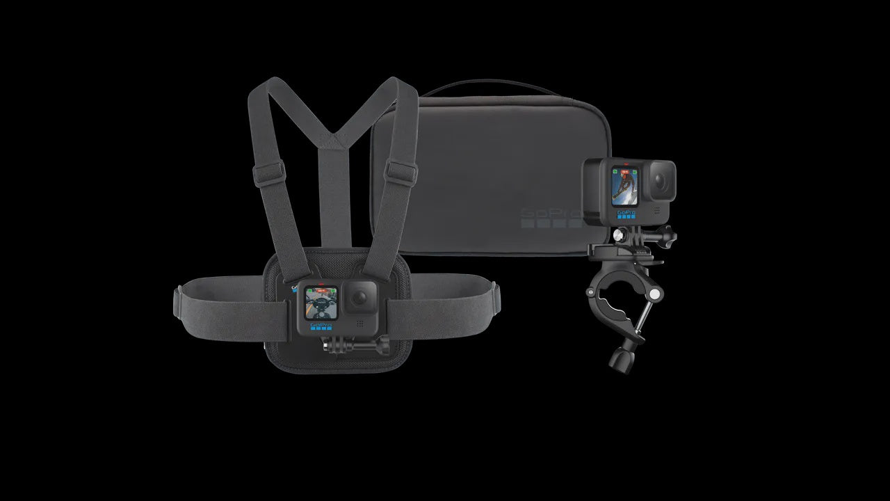 GoPro Sports Kit Chesty + Handlebar / Seatpost / Pole Mount + Camera Case