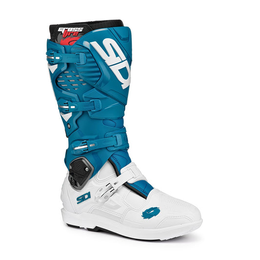 Sidi Crossfire 3 SRS Boots - White / Petrol