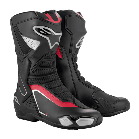 Alpinestars SMX-6 V3 Sports Boots - Black / Silver / Red